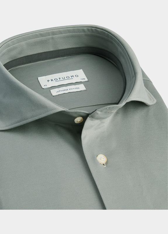 Profuomo Business hemd lange mouw Groen  PP2H00008A/Z