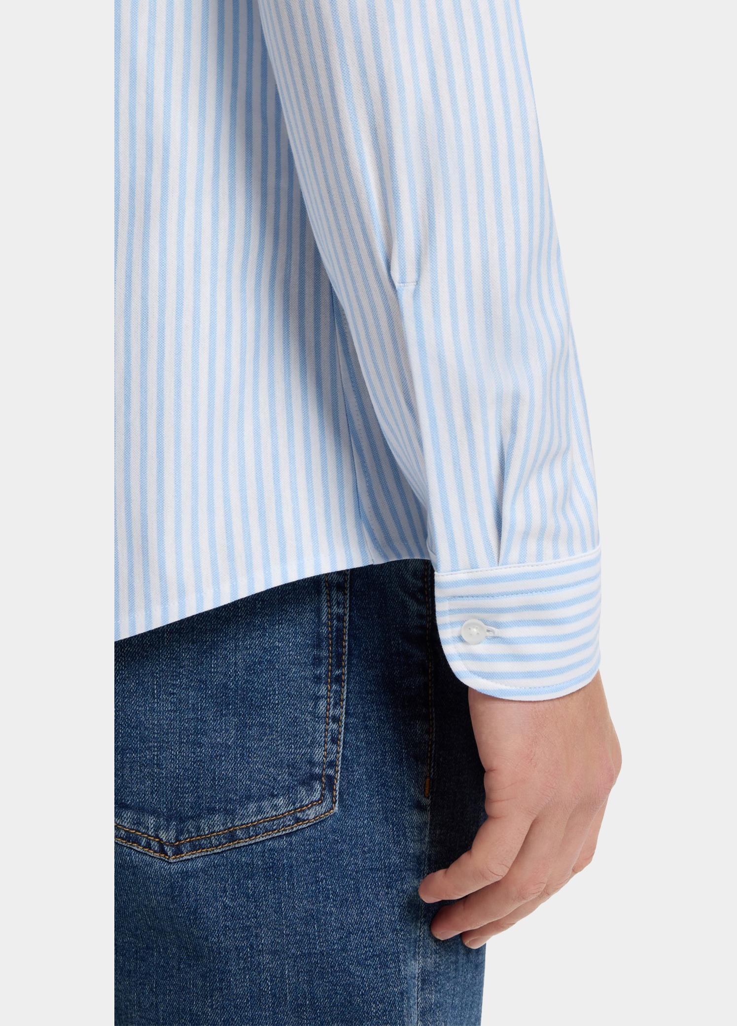 BOSS Orange Casual hemd lange mouw Blauw Mysoft_2_M 10260281 01 50519748/461