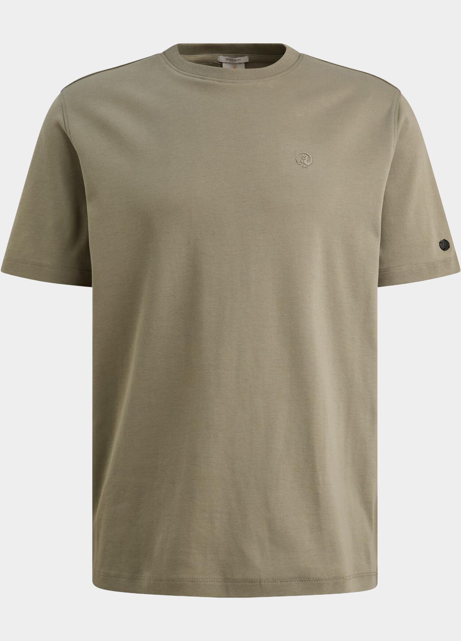 Cast Iron T-shirt korte mouw Bruin Short sleeve r-neck regular f CTSS2606591/6148
