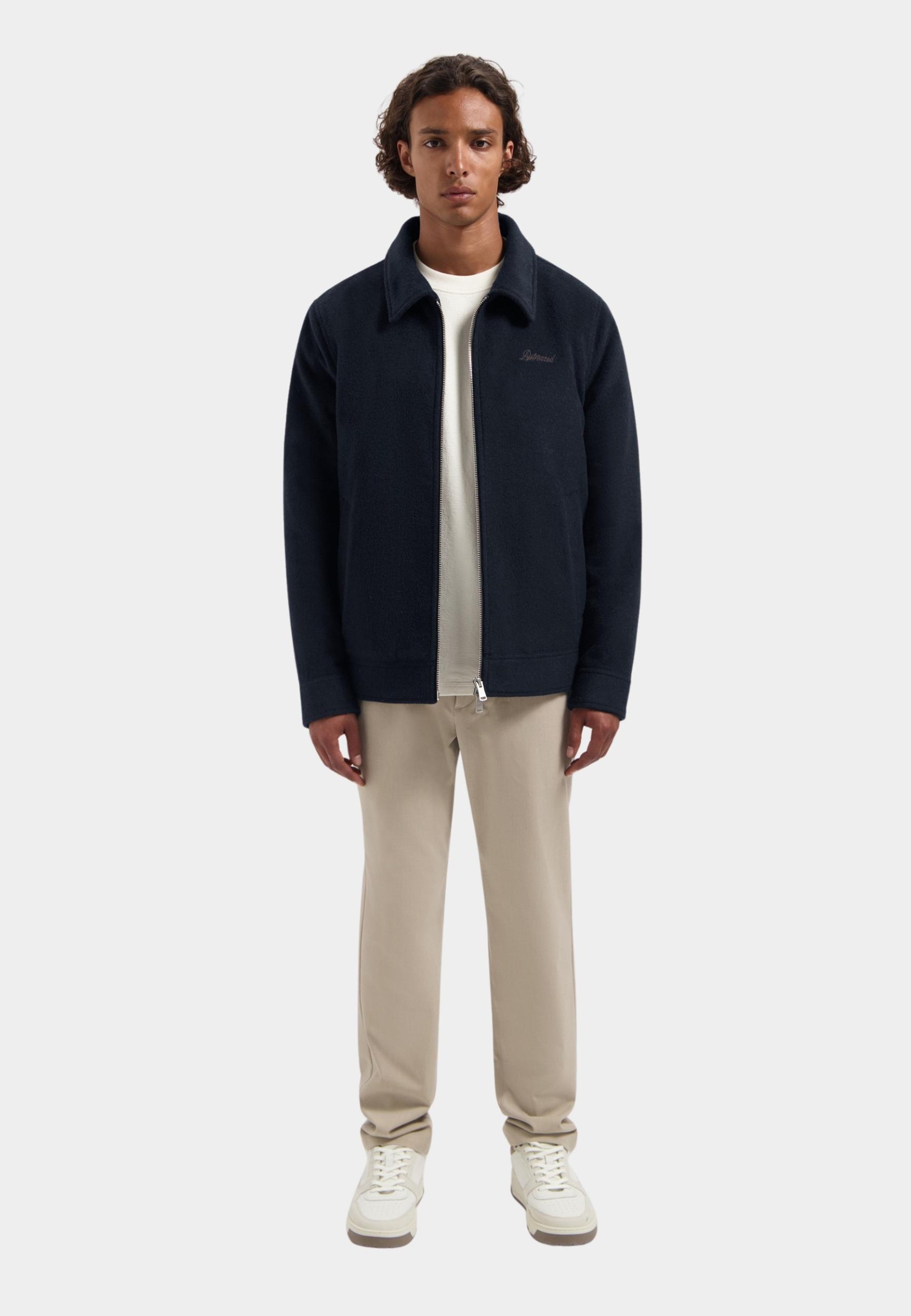 Dstrezzed Wollen Jack Blauw DS_Pat Wool Jacket 101615/649