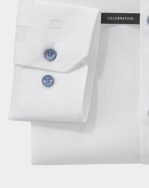 Olymp Business hemd lange mouw Blauw No. Six 250654/13