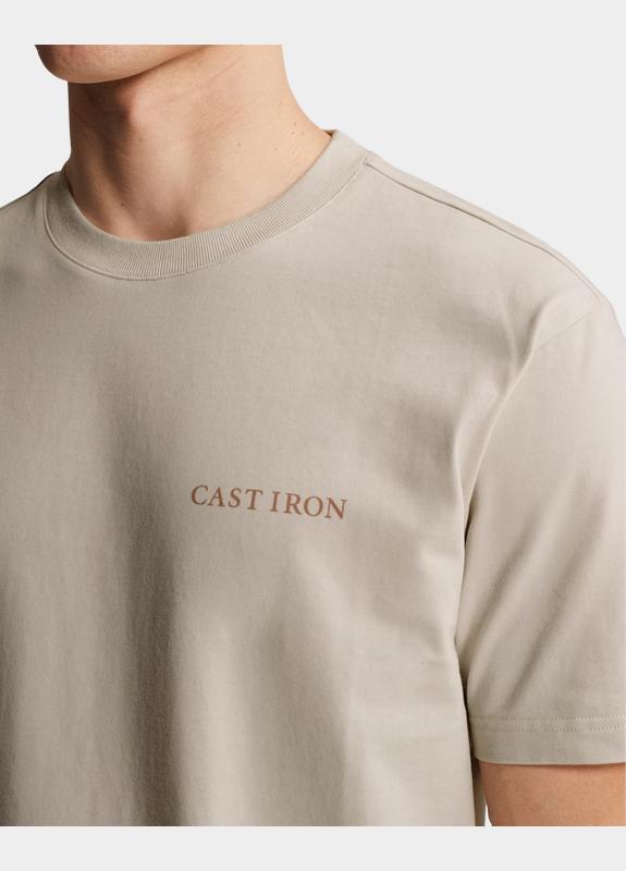 Cast Iron T-shirt korte mouw Wit Short sleeve r-neck relaxed f CTSS2603512/7178