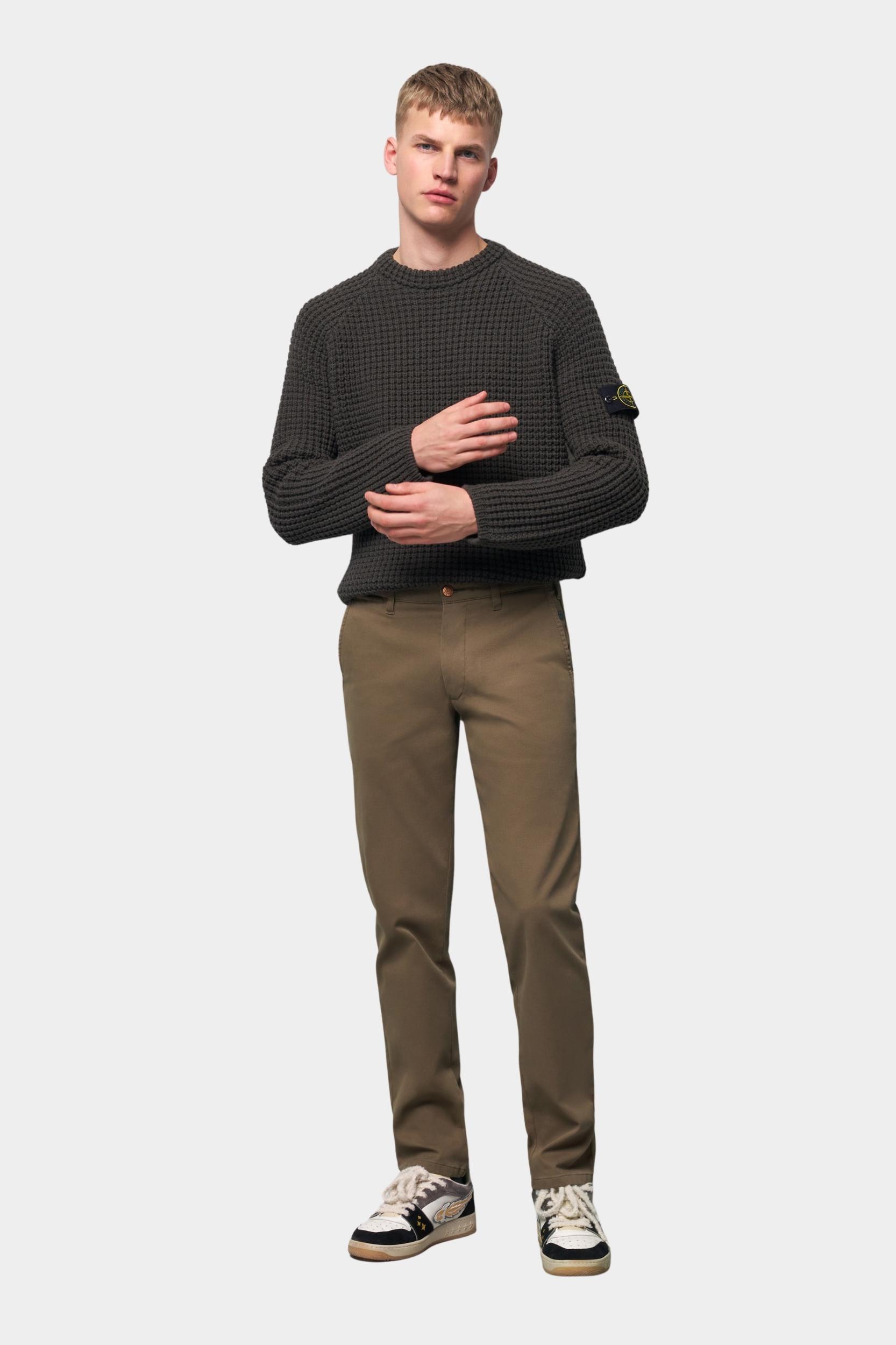 Meyer Katoenen Broek Beige CHINO Art.2-6187 3642618700/34