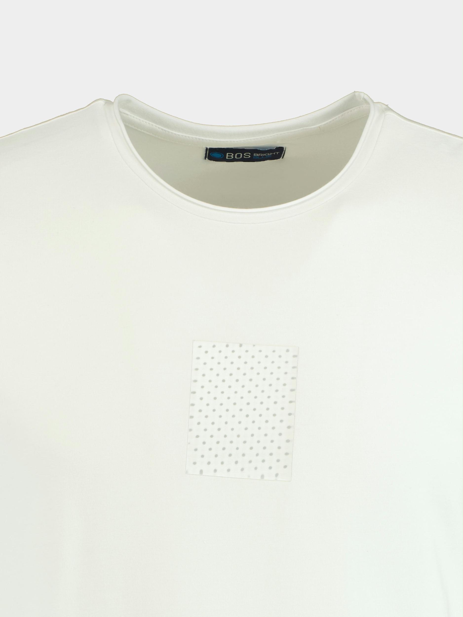 Bos Bright Blue T-shirt korte mouw Wit  501924/02-Beyaz