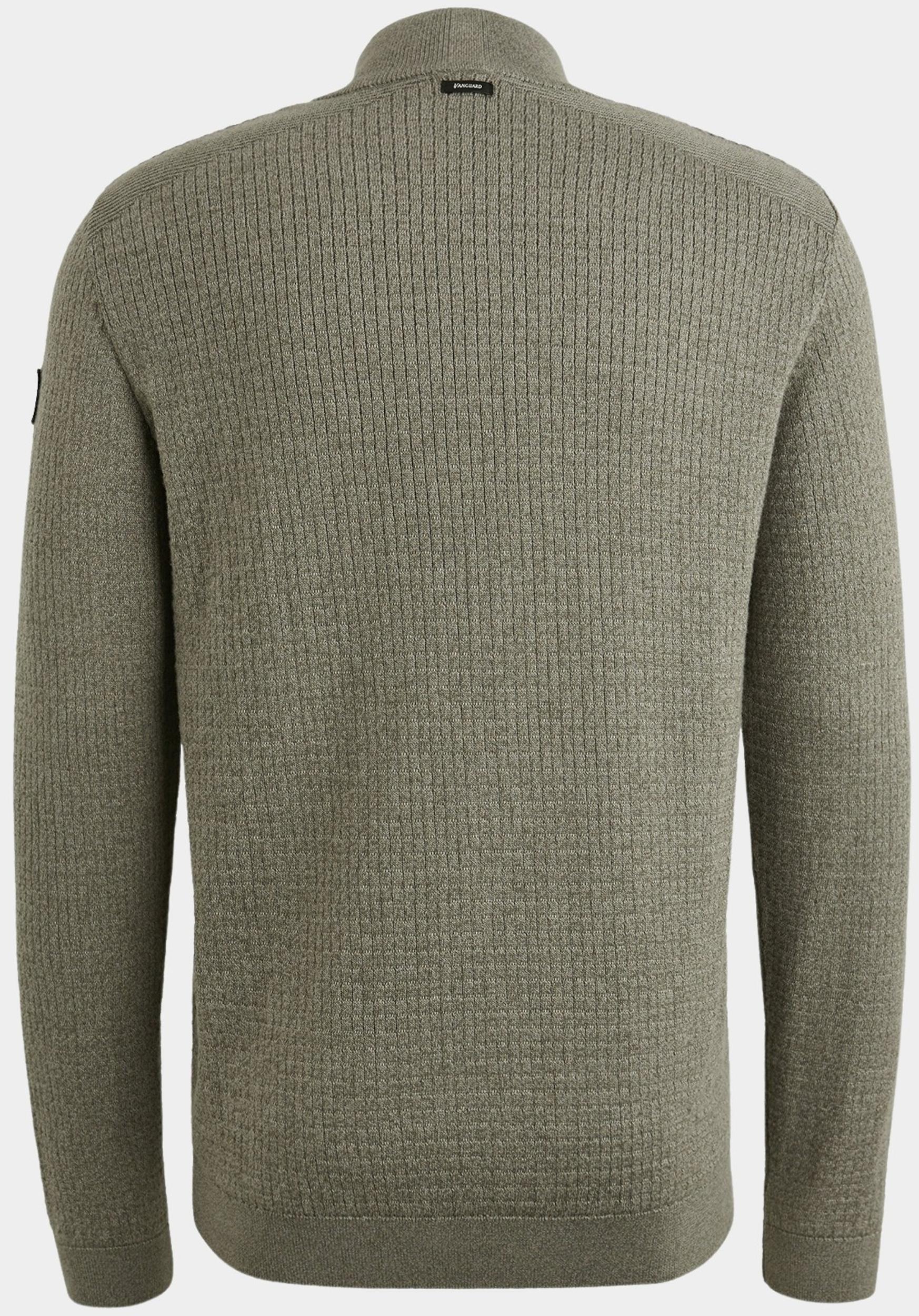 Vanguard Half Zip Groen Half zip collar cotton moulin VKW2508302/6497