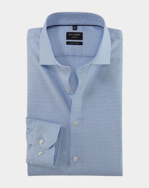 Olymp Business hemd lange mouw Blauw 2588/84 Hemden 258884/11
