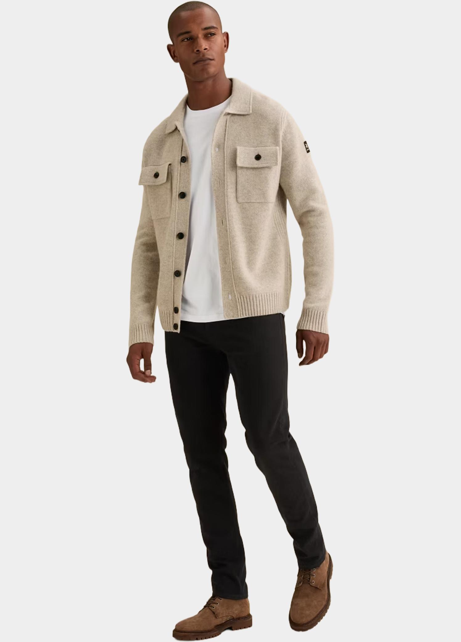 Vanguard Vest heren Grijs Zip jacket premium wool VKC2609368/7074