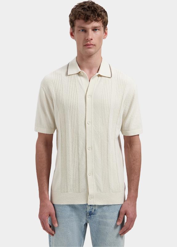Dstrezzed Polo korte mouw Beige Daxton Shirt 421160/107