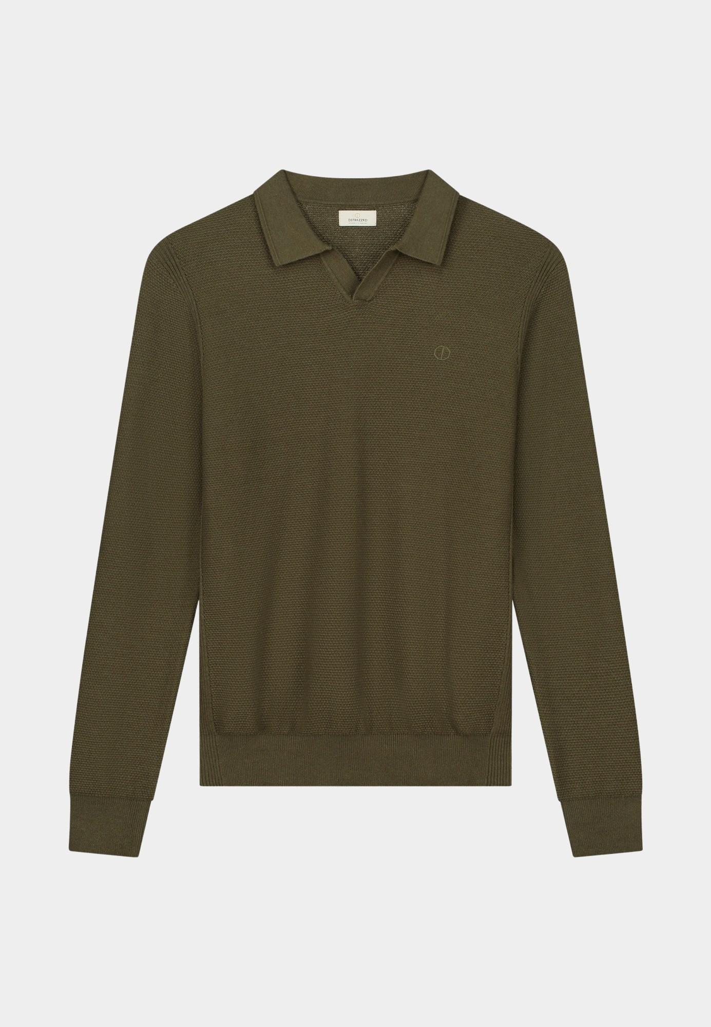 Dstrezzed Polo lange mouw Groen Mercury Polo 405578-AW24/557