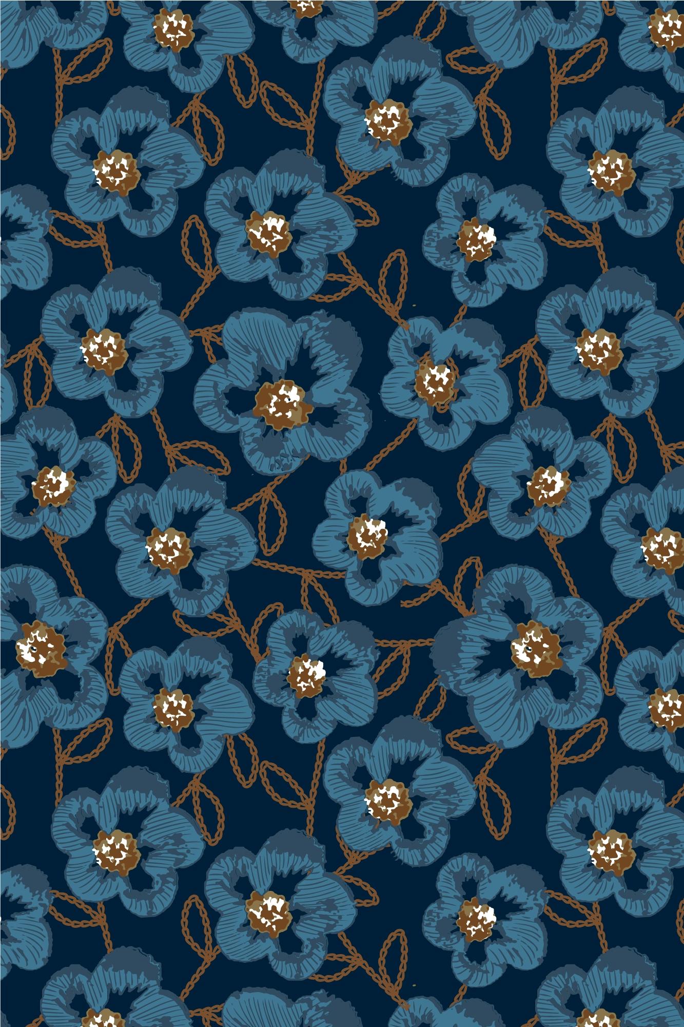 R.B. Boston Casual hemd lange mouw Blauw Franklin LS Button Down 527670/634