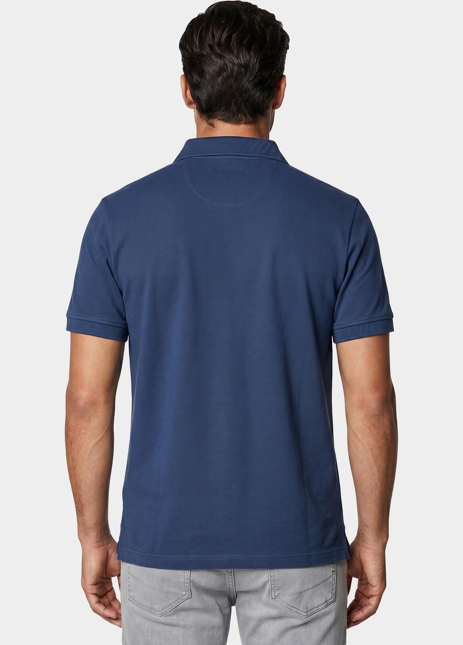Scotland Blue Polo heren Blauw Boris Polo SPE25108BO40SB/268 jeans blue