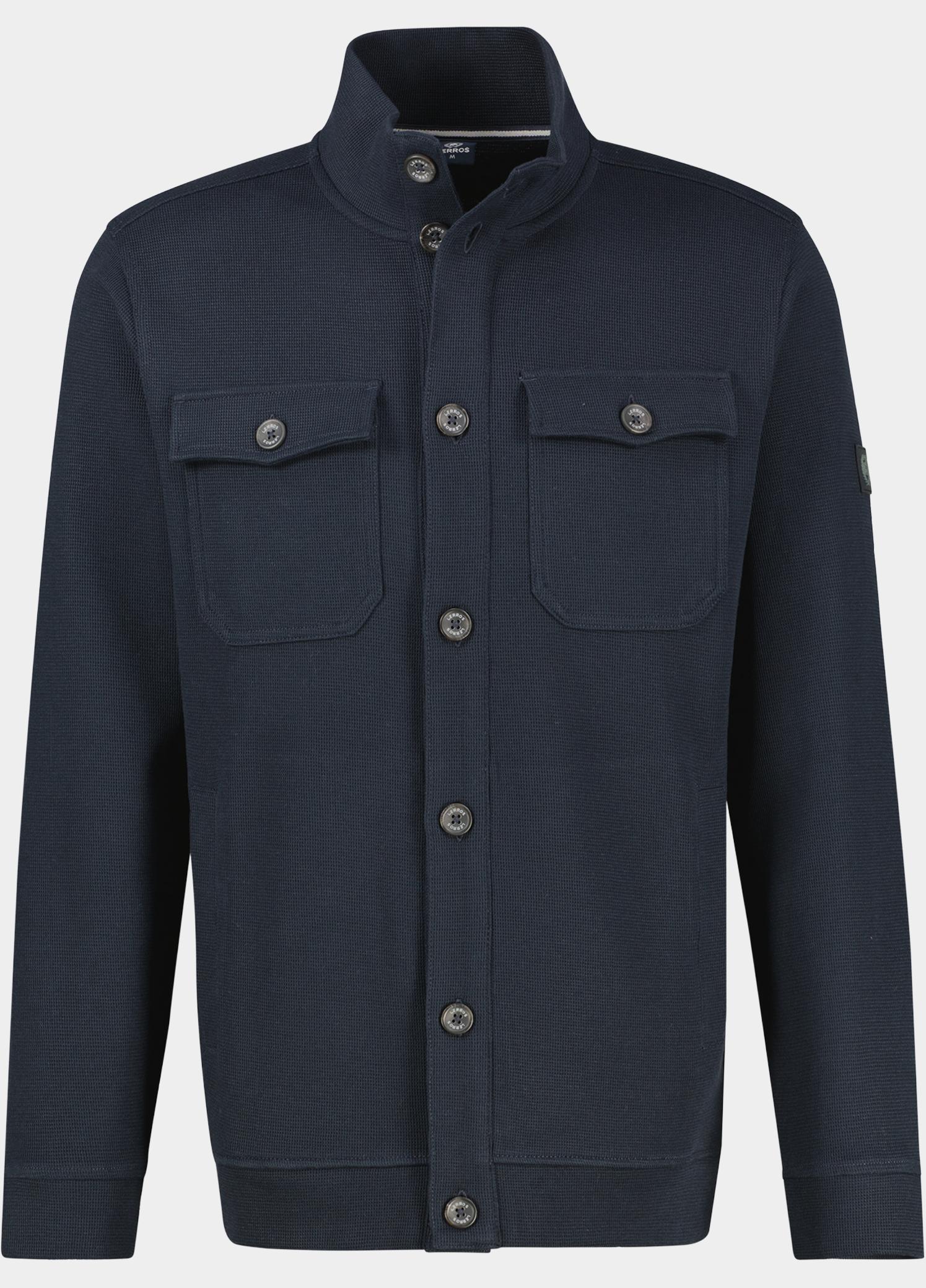 Lerros sweatvest heren Blauw  2684535/485