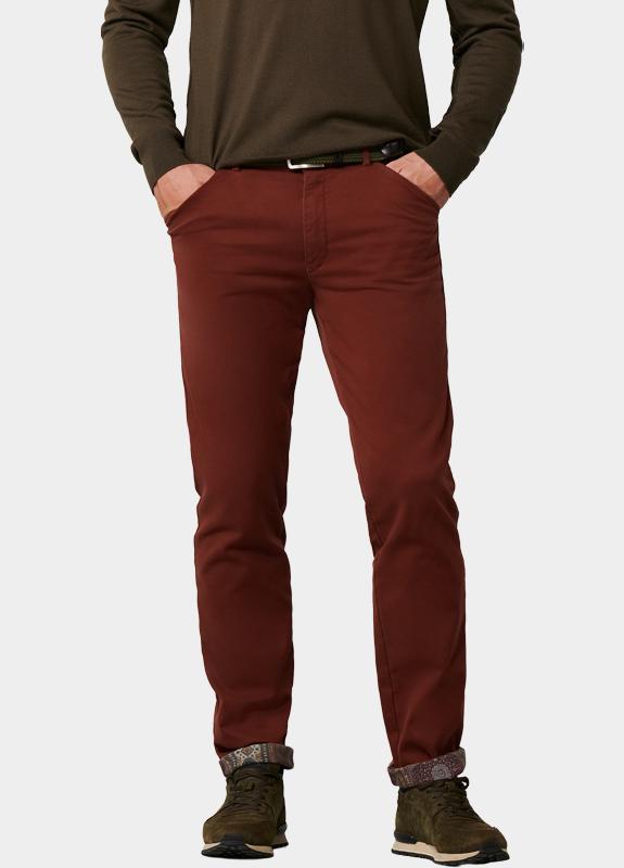 Meyer Katoenen Broek Bruin CHICAGO Art.2-3926 3322392600/48