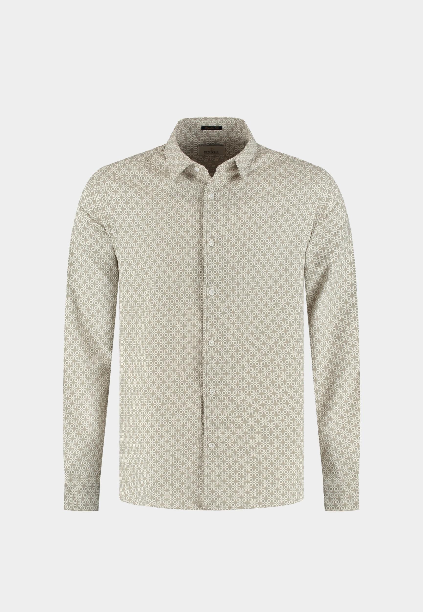 Dstrezzed Casual hemd lange mouw Groen DS_Eloy Shirt 303962/276