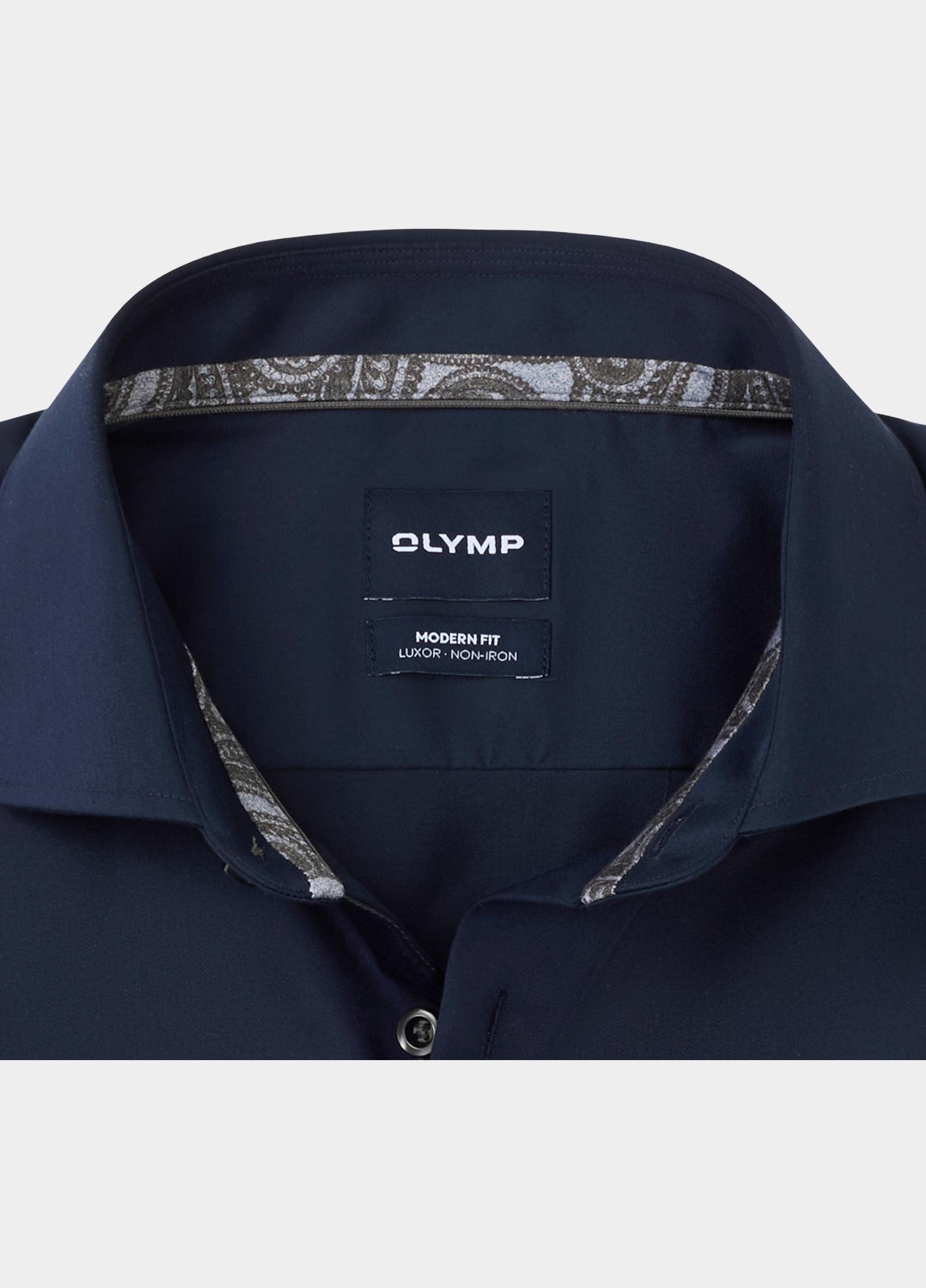 Olymp Zakelijk overhemd heren Blauw Luxor mf D.8148/2100 o.T. 122424/08