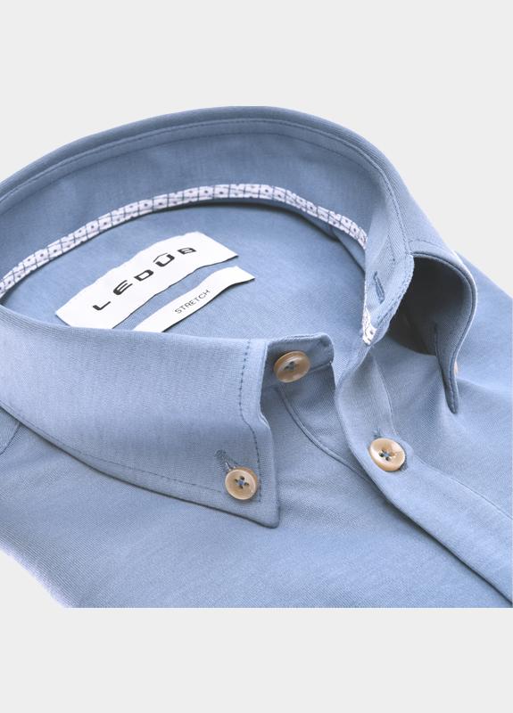 Ledub Polo lange mouw Blauw  0702047/150-150-000