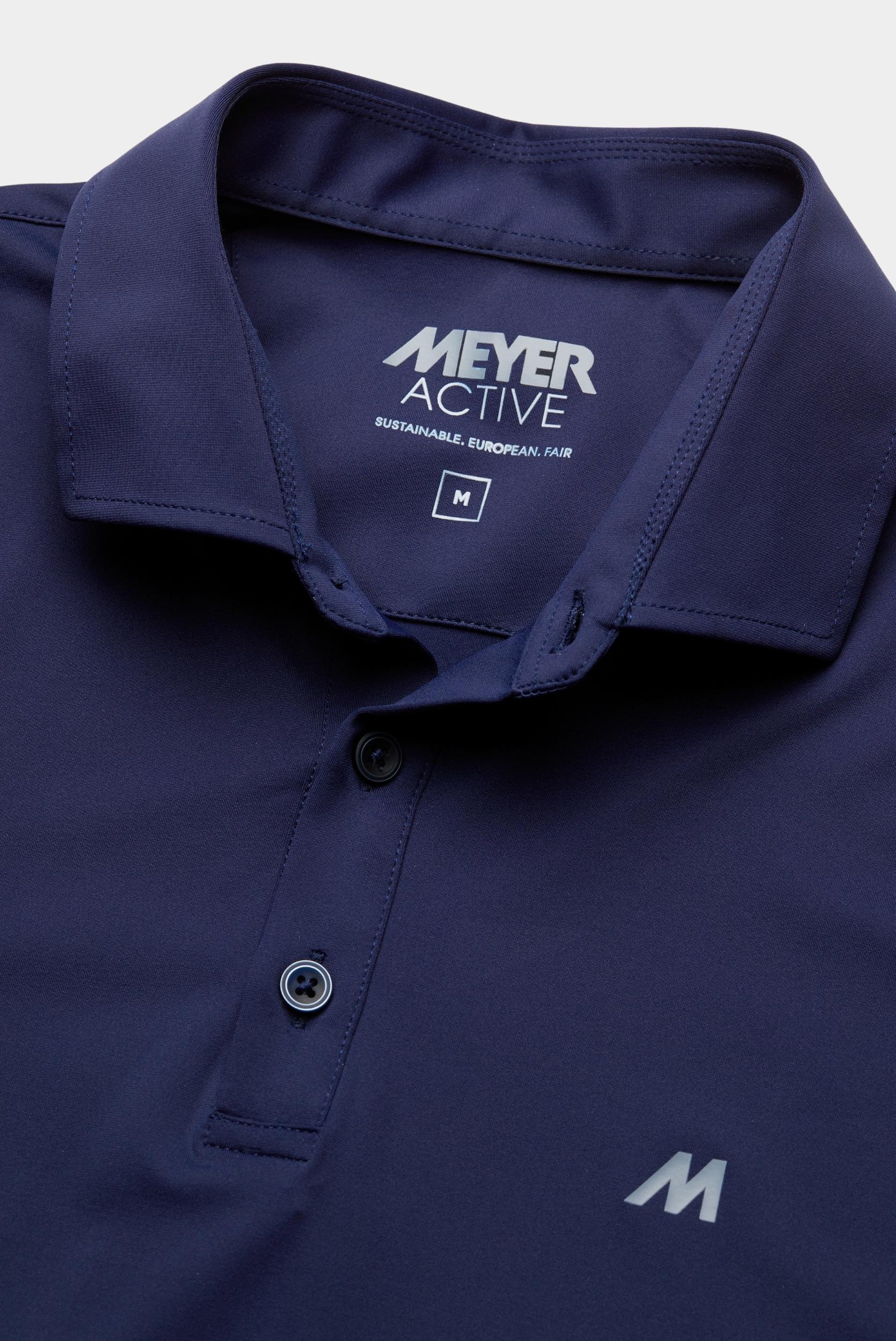 Meyer Polo lange mouw Blauw BRYSON Art.9-9007 9529900700/18