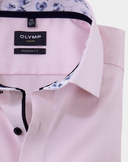 Olymp Business hemd lange mouw Roze 120674-Hemden 120674/30