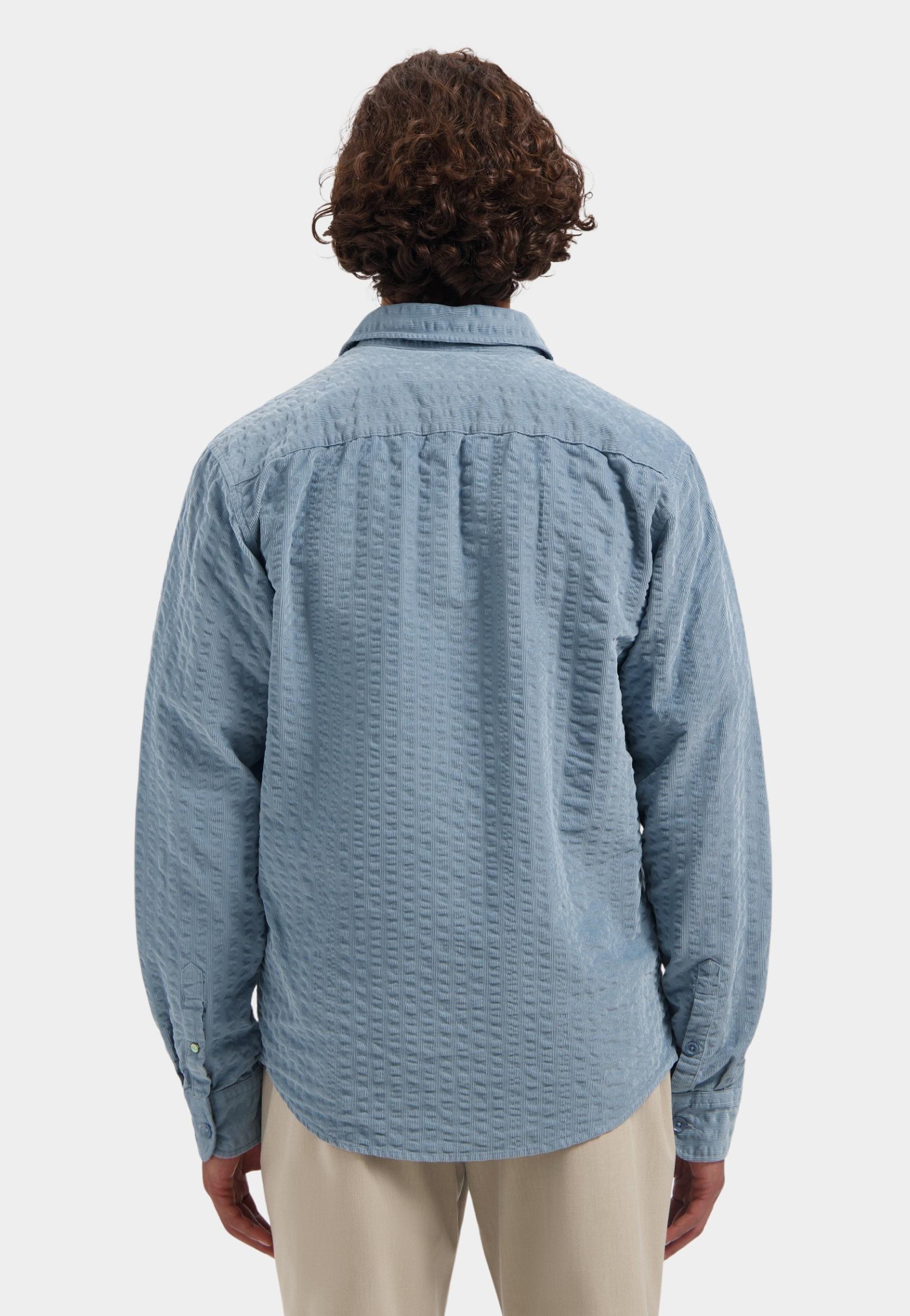 Dstrezzed Casual hemd lange mouw Blauw Patric Shirt 303980/630