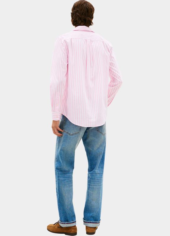 Tommy Hilfiger Casual hemd lange mouw Roze FLEX POPLIN CLASSIC STP RF SH MW0MW42440/0D1