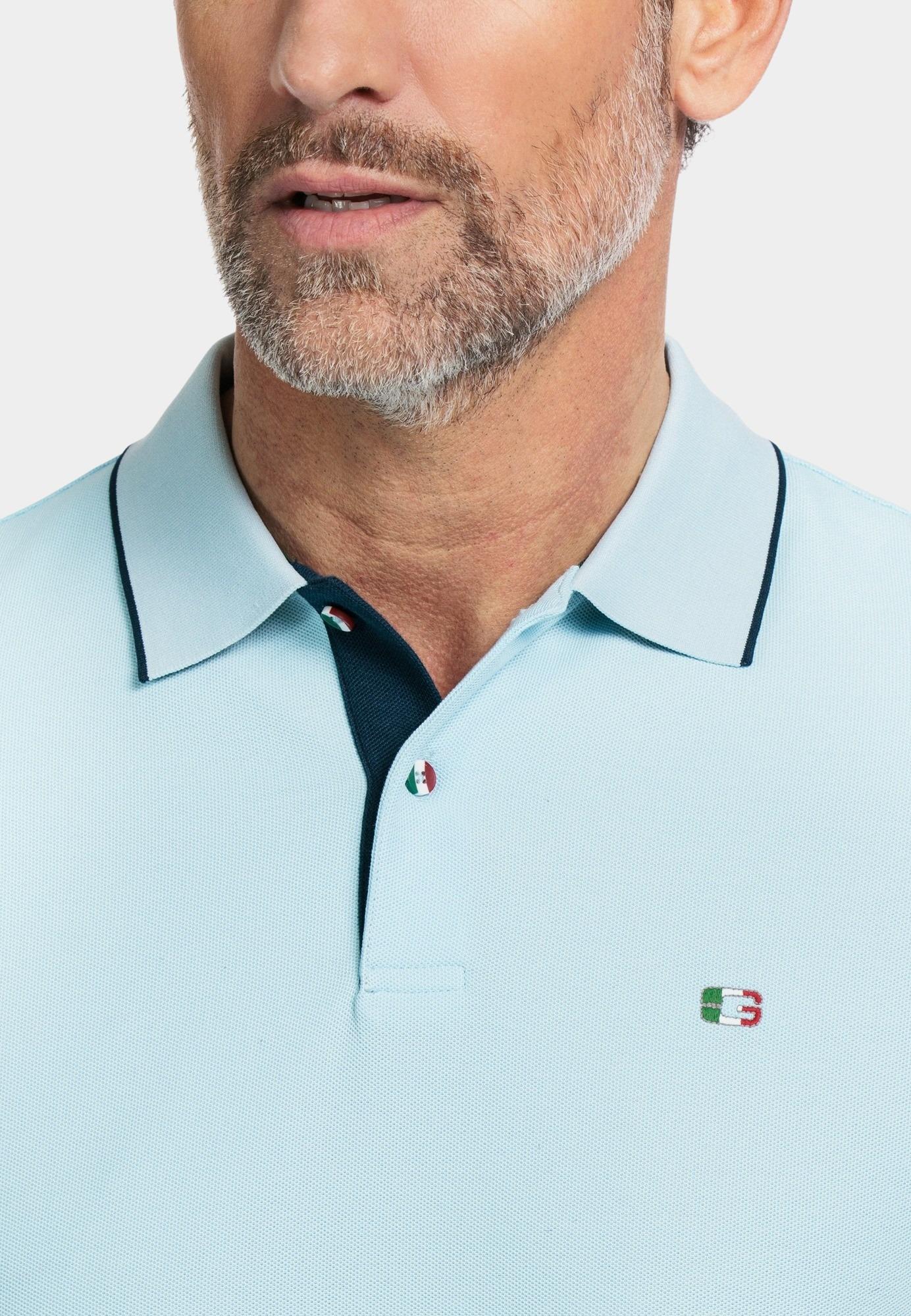 Giordano Polo korte mouw Blauw Nico short sleeve signature p 516587/65