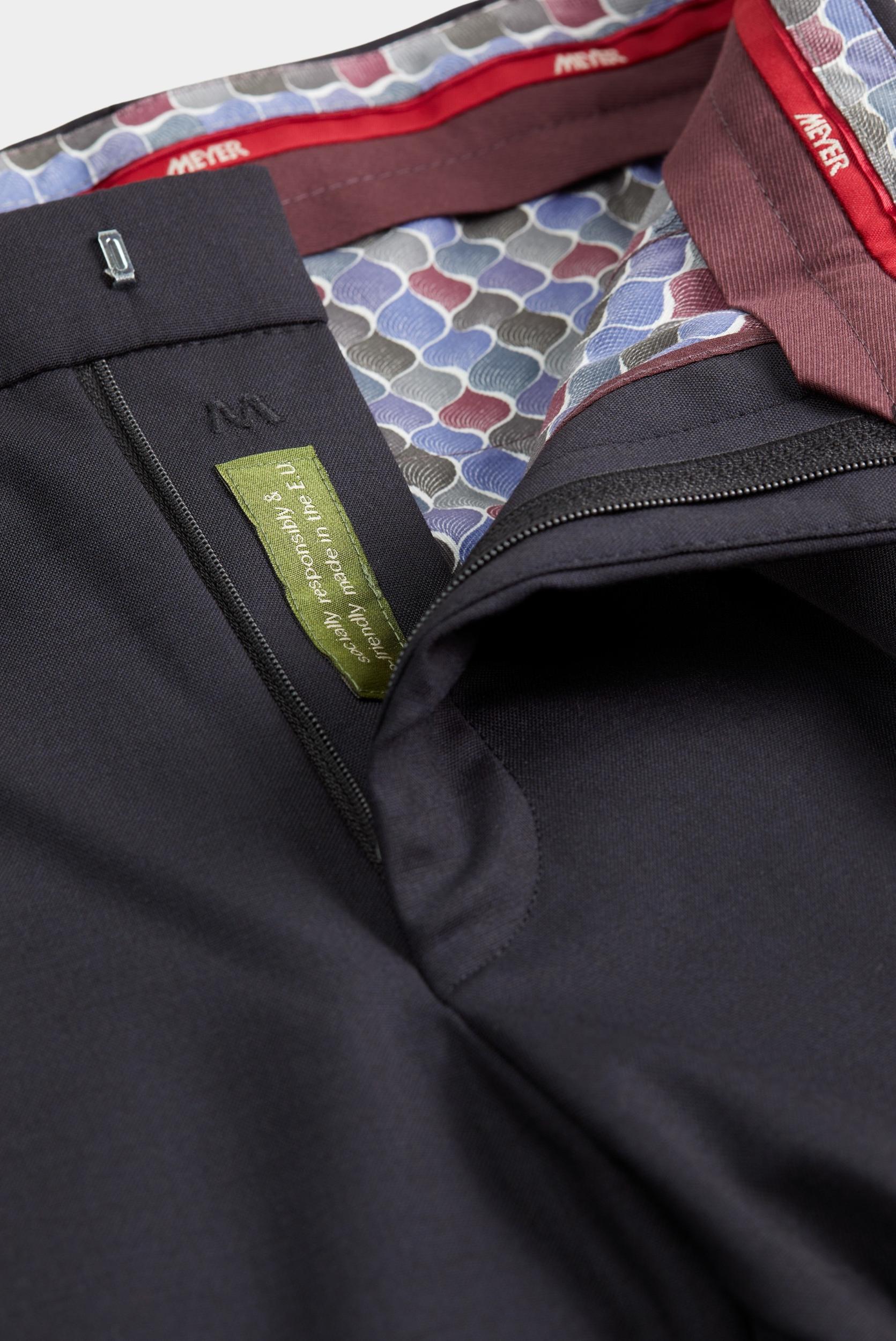 Meyer Wollen Pantalon Blauw ROMA Art.9-344 1150934400/17