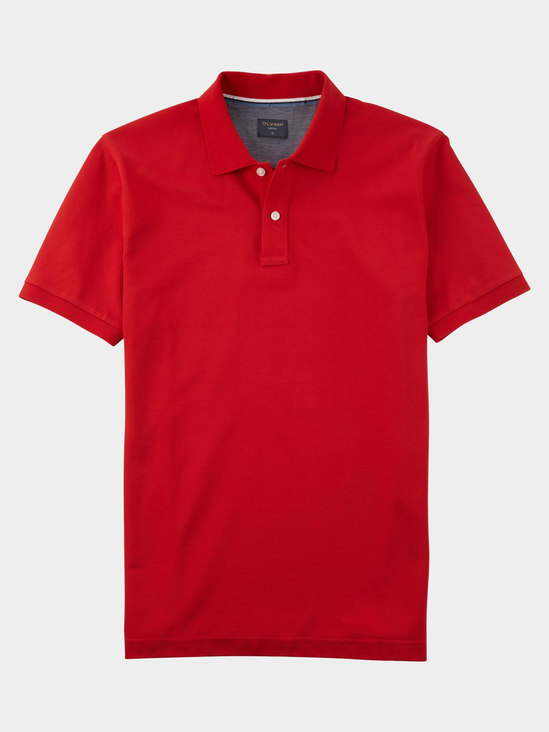 Olymp Polo korte mouw Rood Polo PiquÃ© solid 540952/35