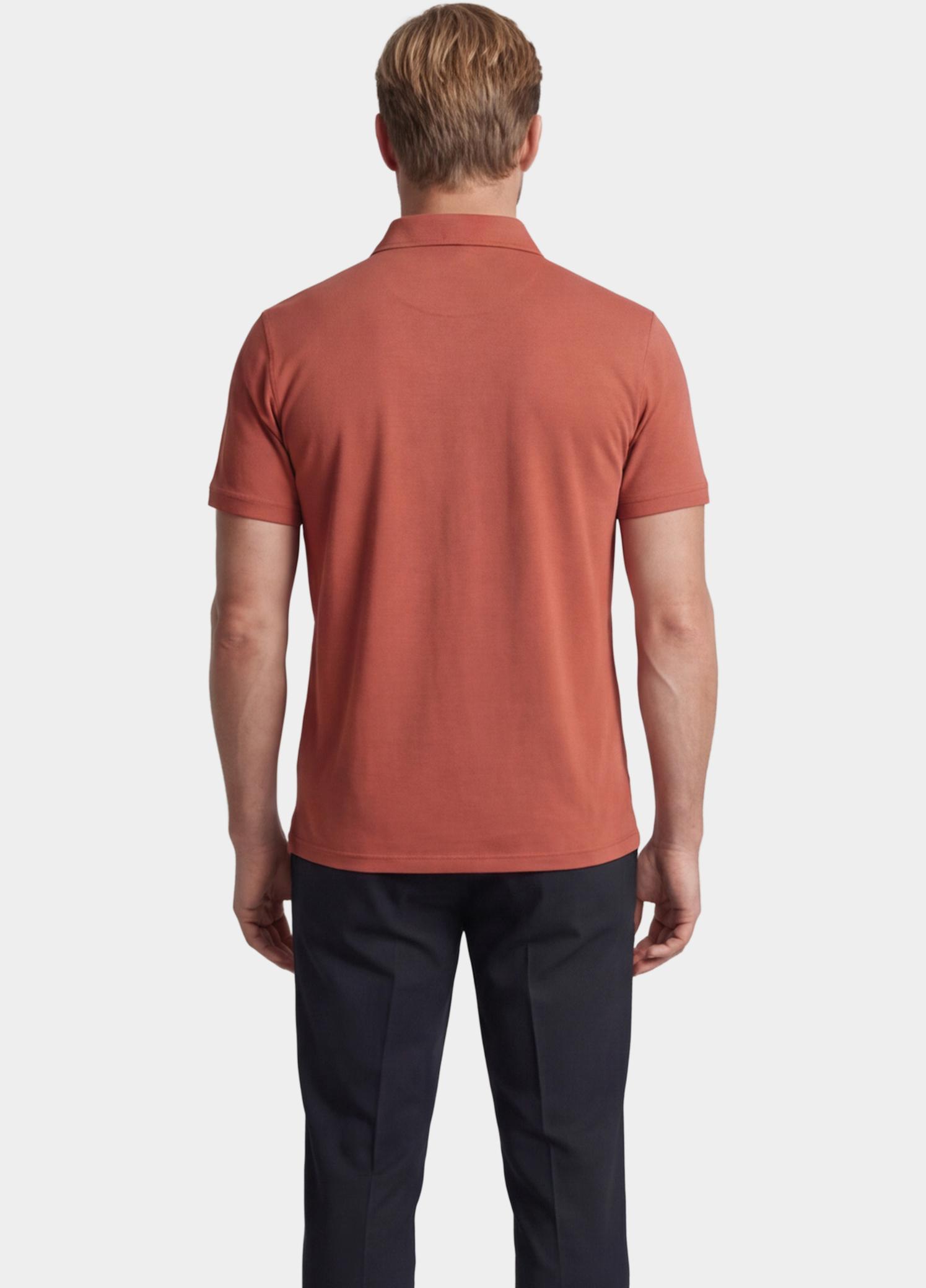 Giordano Polo heren Rood Lino Short Sleeve Polo Liquid 616578/30