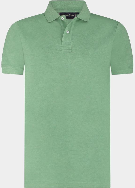 Scotland Blue Polo heren Groen Fang Polo SPE26108FA63SB/3013