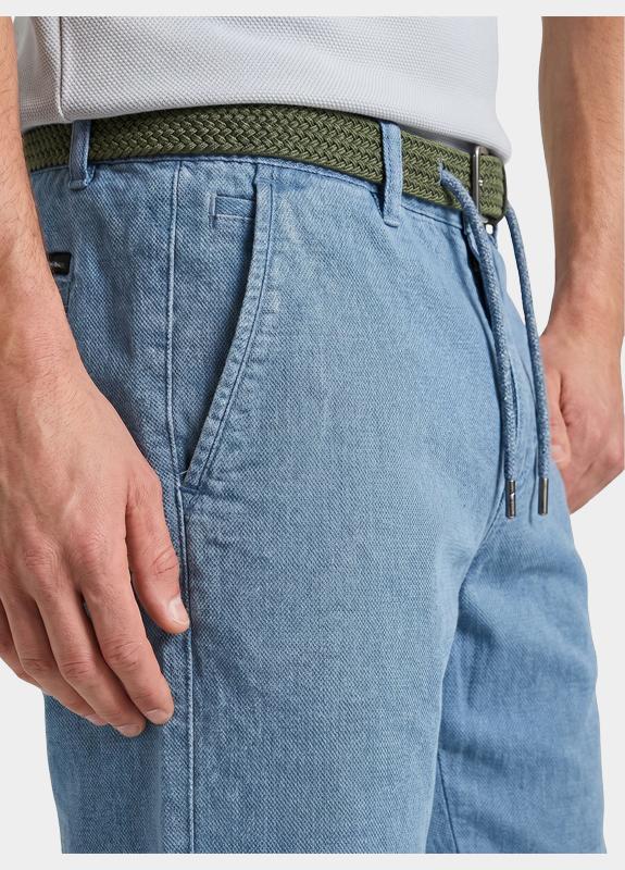 Bos Korte Broek heren Blauw Ferdinand Structure Chino Sho 26109FE06BO/4020