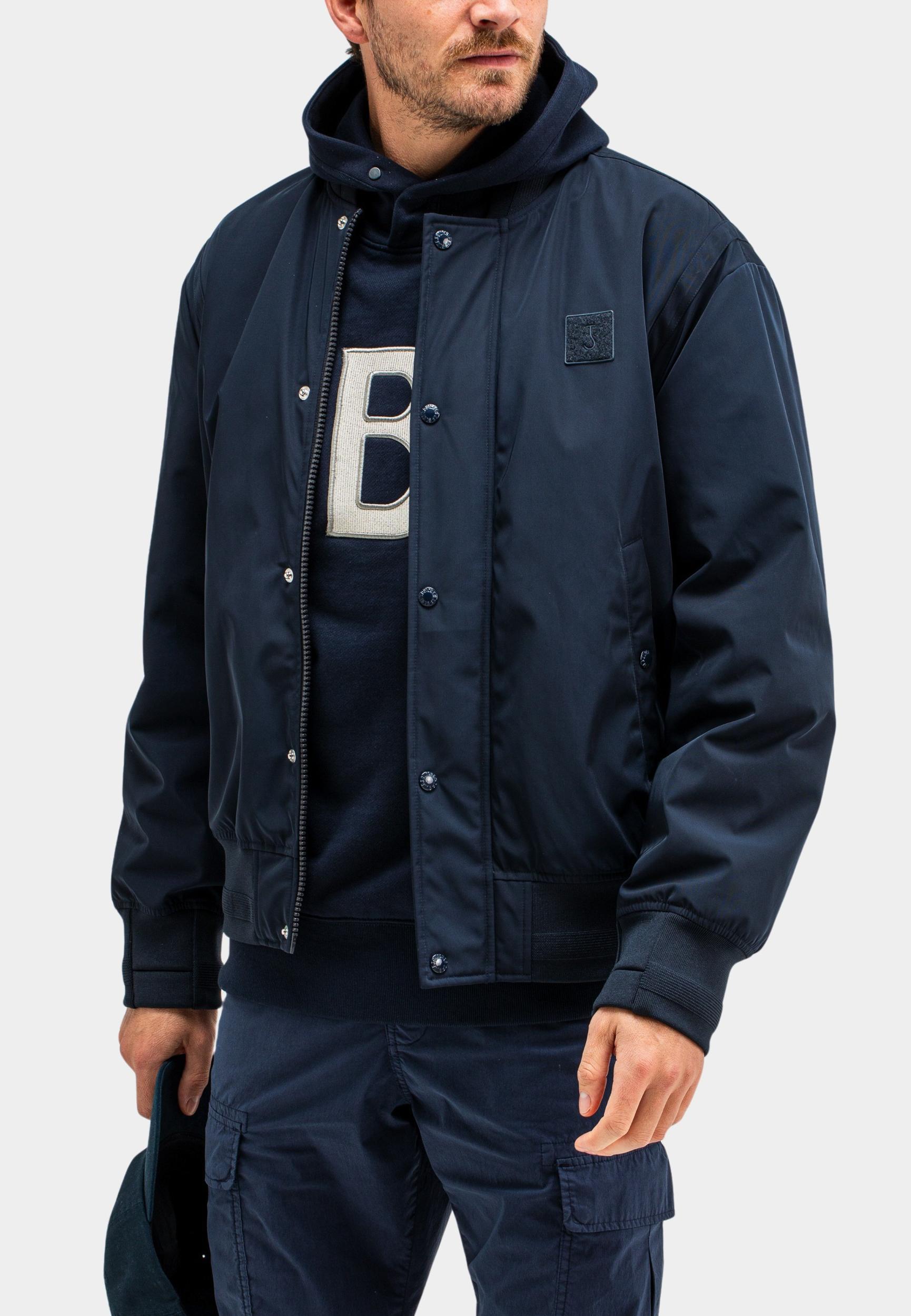 Butcher of Blue Zomerjack Blauw Carlo Satin Bomber M2517001/890