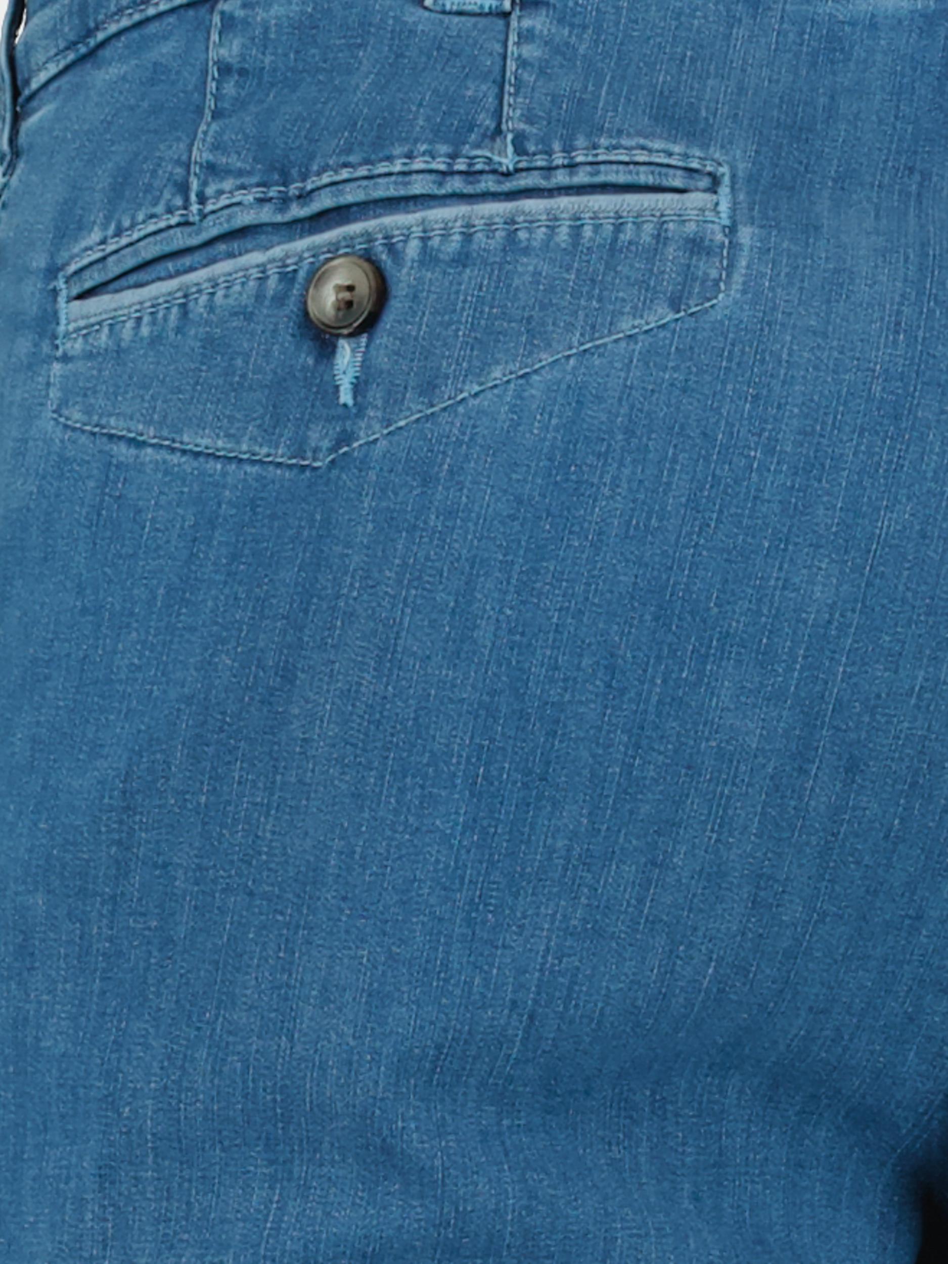 F043 Flatfront Jeans Blauw Summer Denim 1.60.041/601