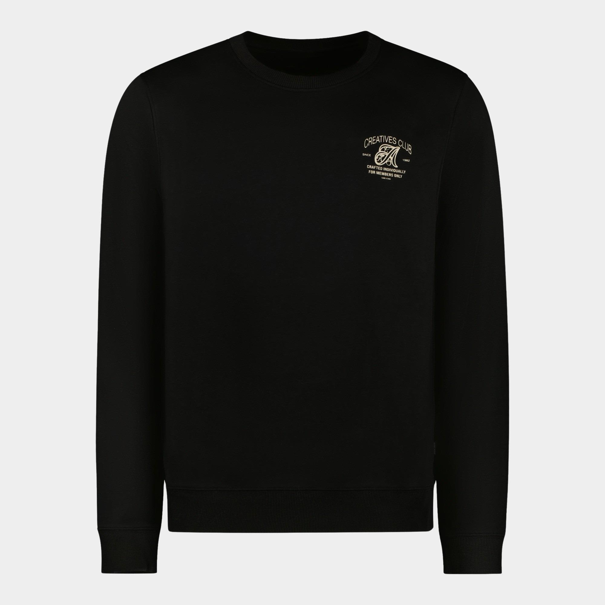 Cars Jeans Sweater Zwart Creato 40465/01