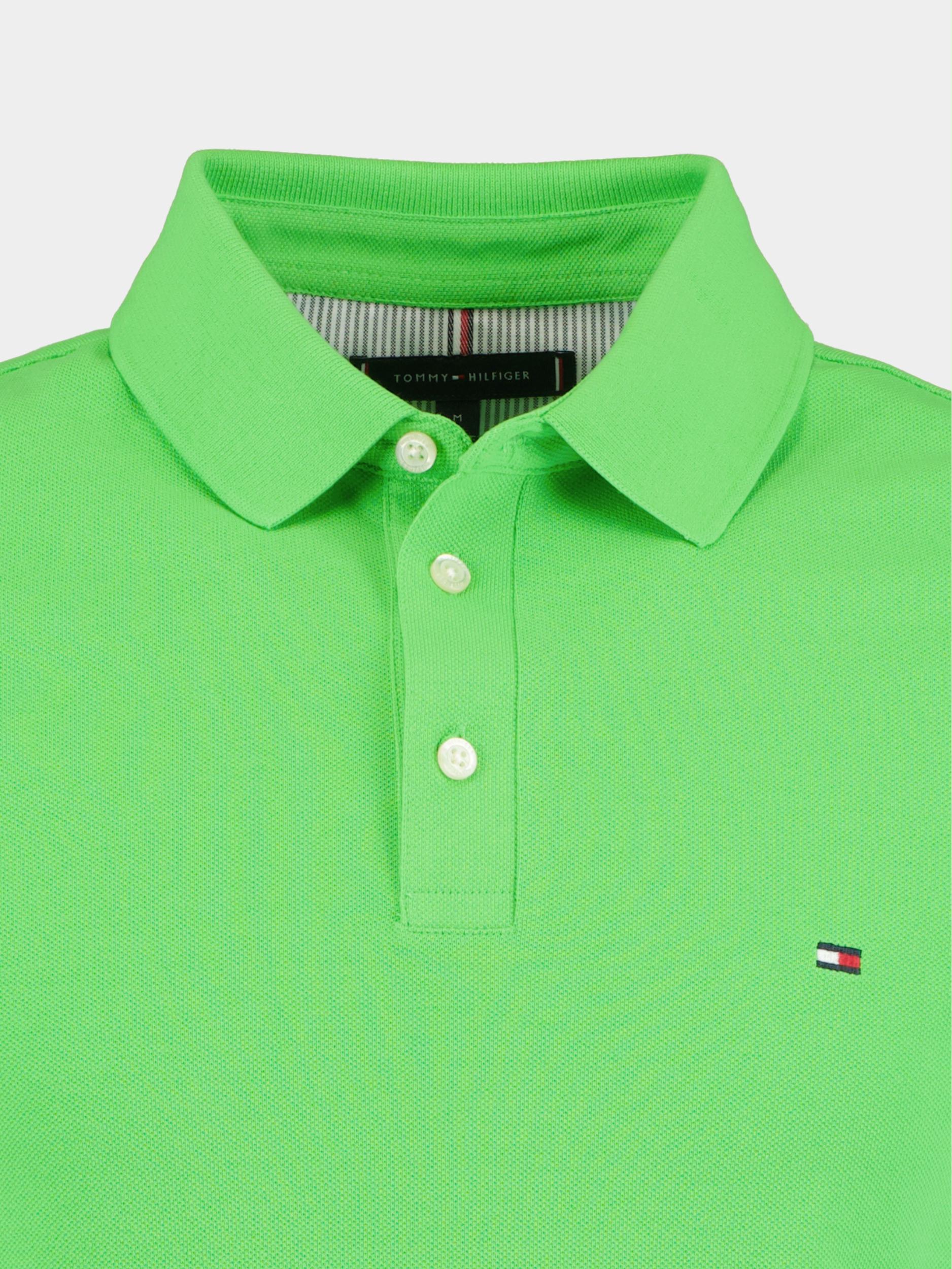 Tommy Hilfiger Polo korte mouw Groen 1985 Slim polo MW0MW17771/LWY