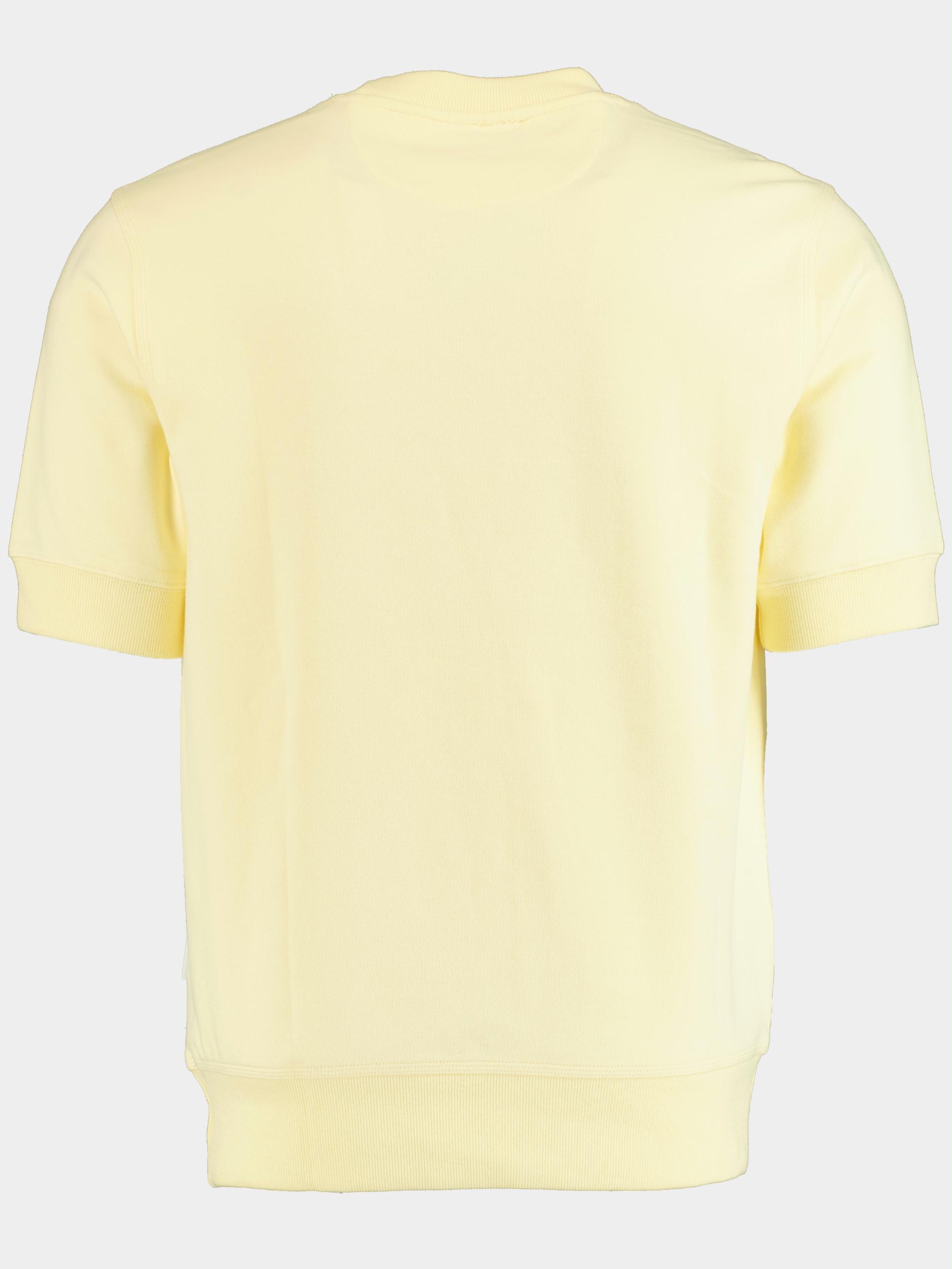 Supply & Co. T-shirt korte mouw Geel Will Sweat Short Sleeve 22112WI05/410 soft yellow