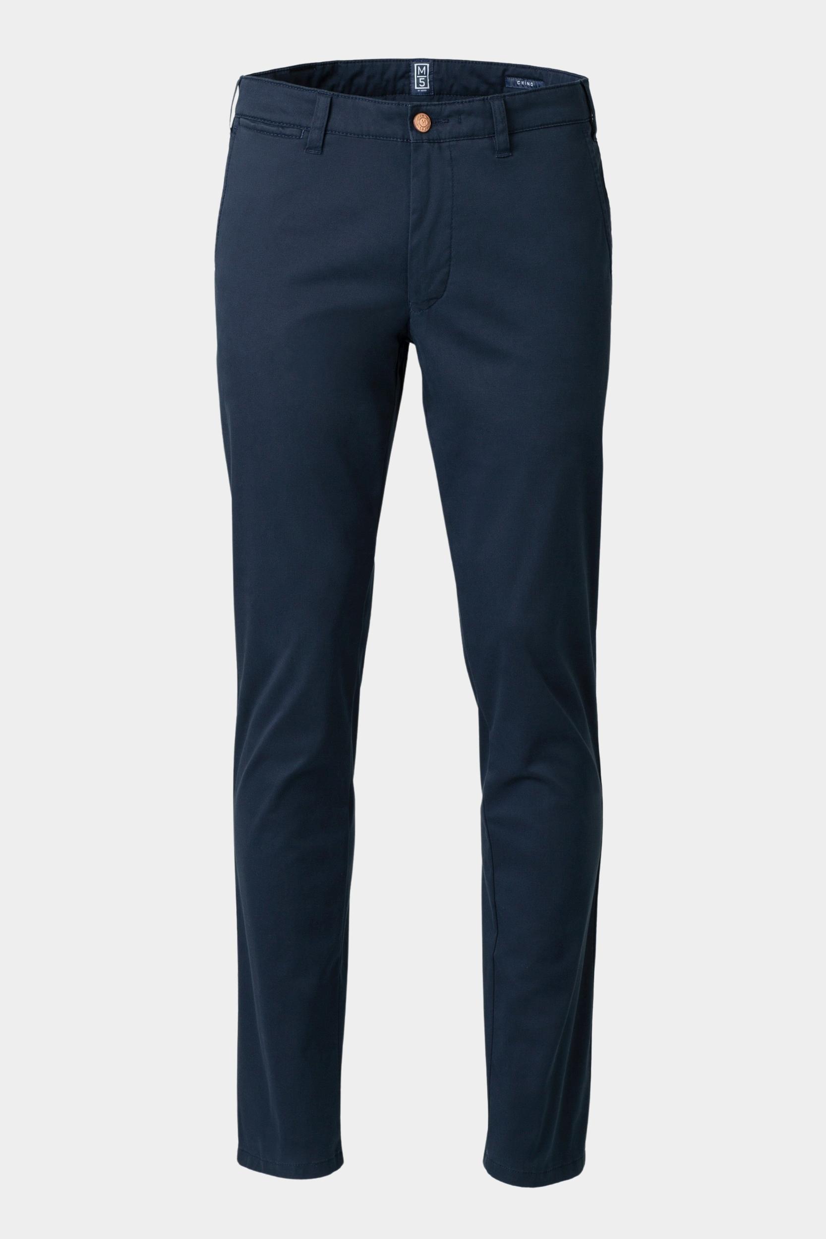 Meyer Katoenen Broek Blauw CHINO Art.1-6181 3641618100/19