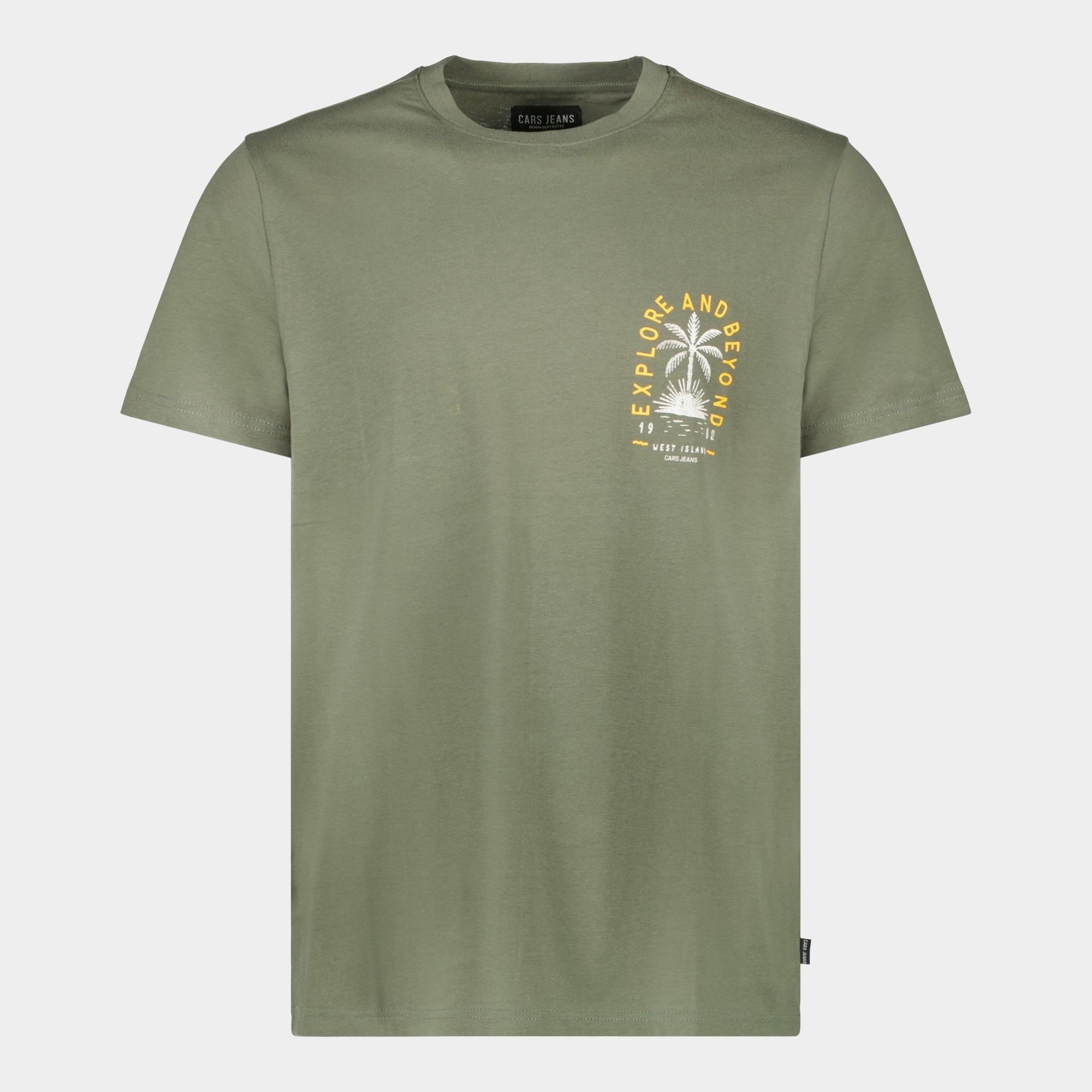Cars Jeans T-shirt korte mouw Groen SUROSO 40175/19