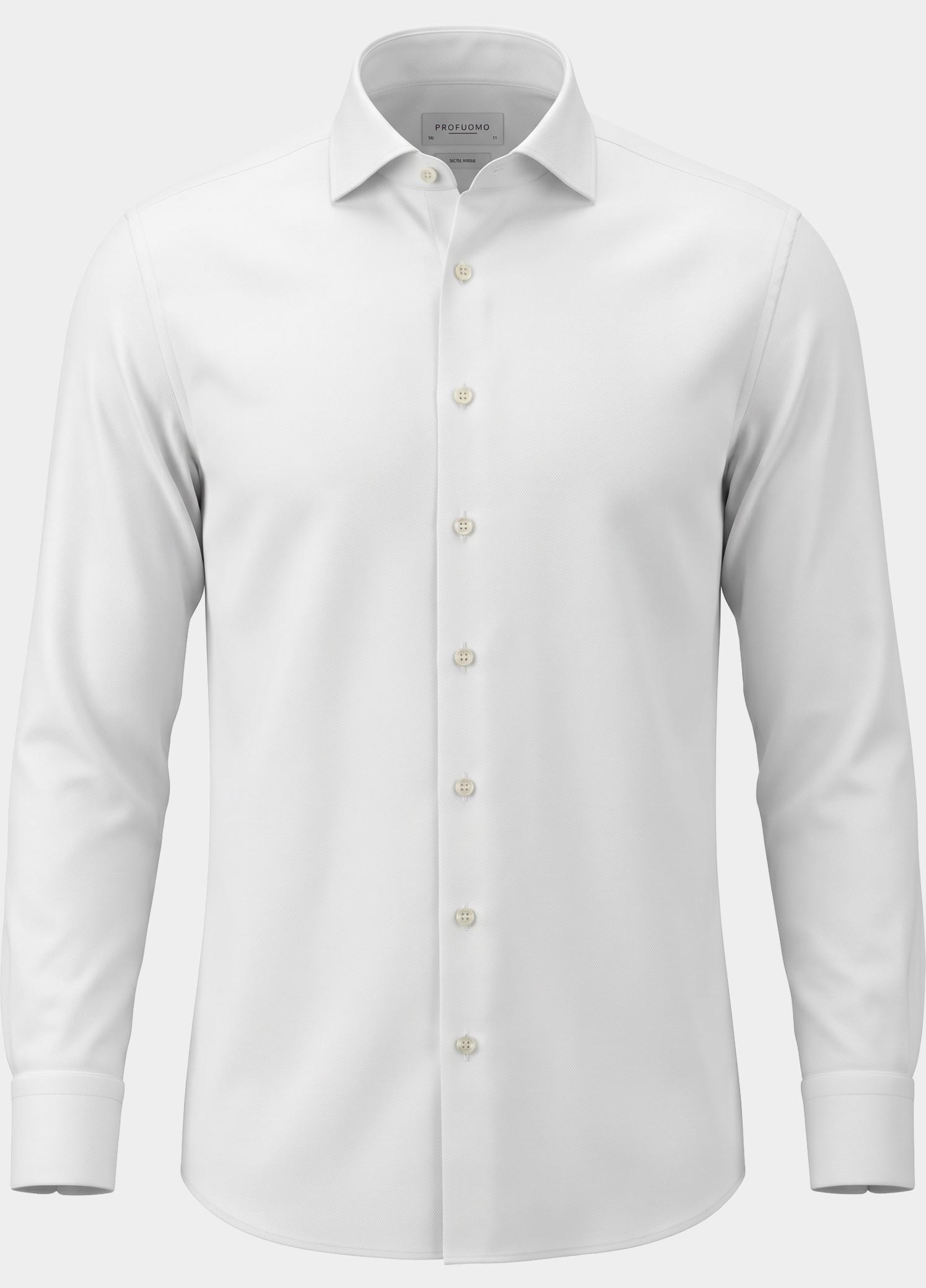 Profuomo Zakelijk overhemd heren Wit  PP2H00014/A
