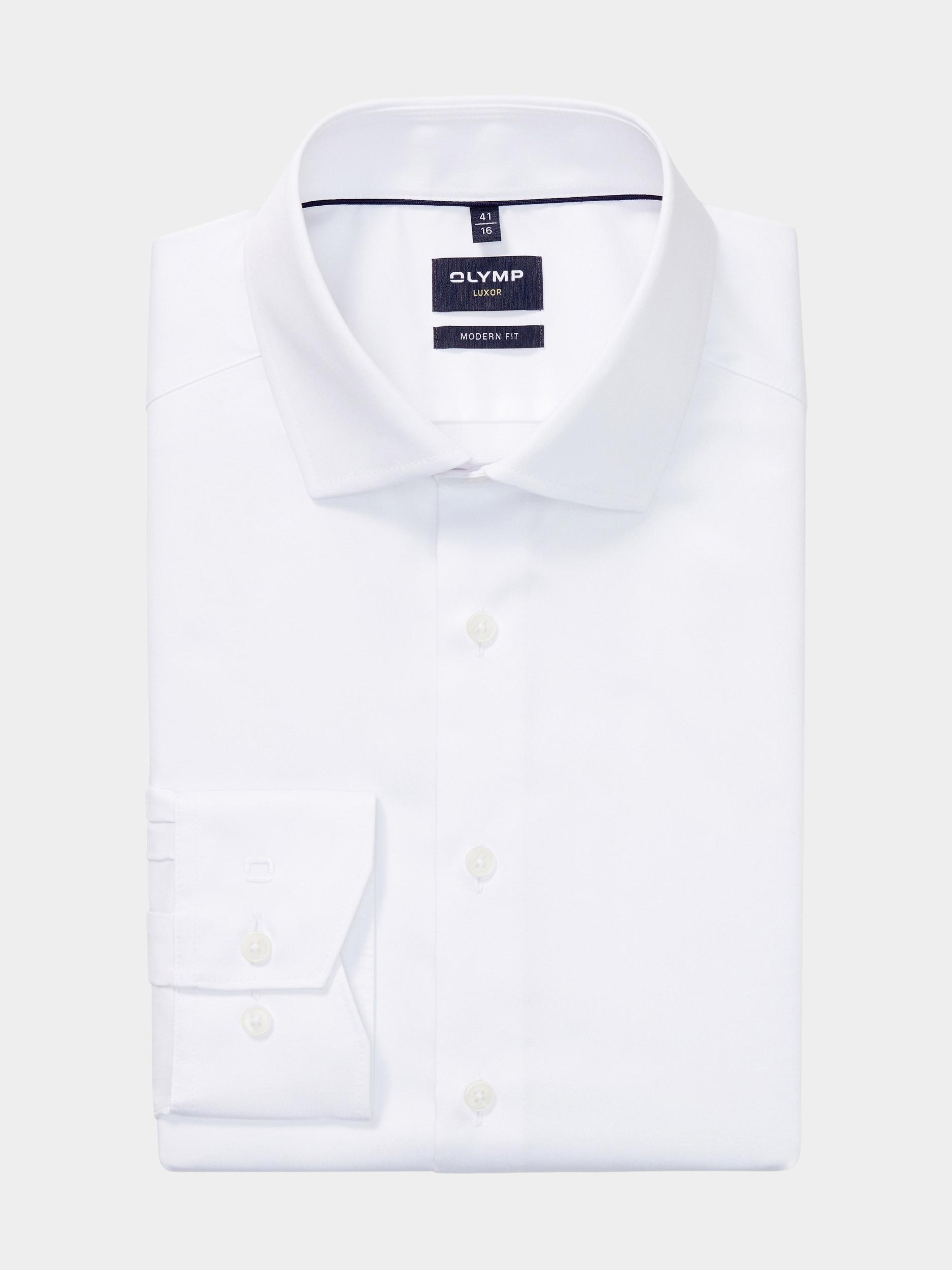Olymp Business hemd lange mouw Wit Luxor 131084/00