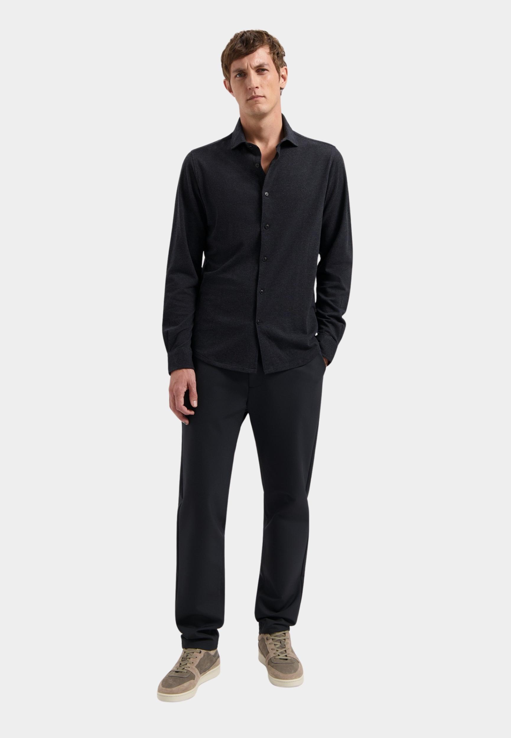 Dstrezzed Casual hemd lange mouw Zwart Kirk Shirt 303714-AW24/999