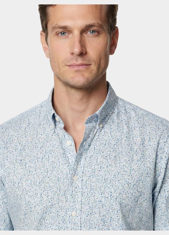 R.B. Boston overhemd korte mouw heren Multi Marshall SS Button Down 616670/604