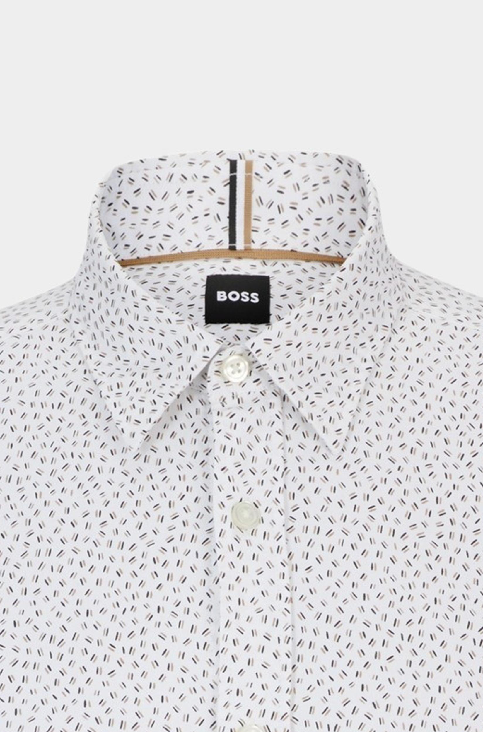 BOSS Black Casual hemd lange mouw Wit S-LIAM-kent-C1-233 10256784 0 50510014/120