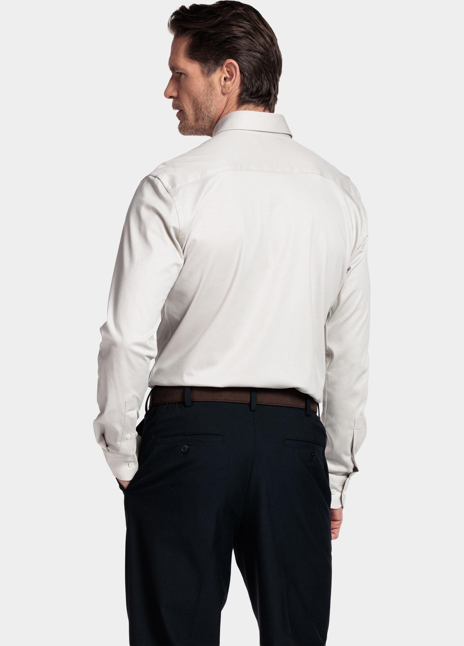 Giordano Overhemd heren Beige Dino Long Sleeve Button Down 617078/82