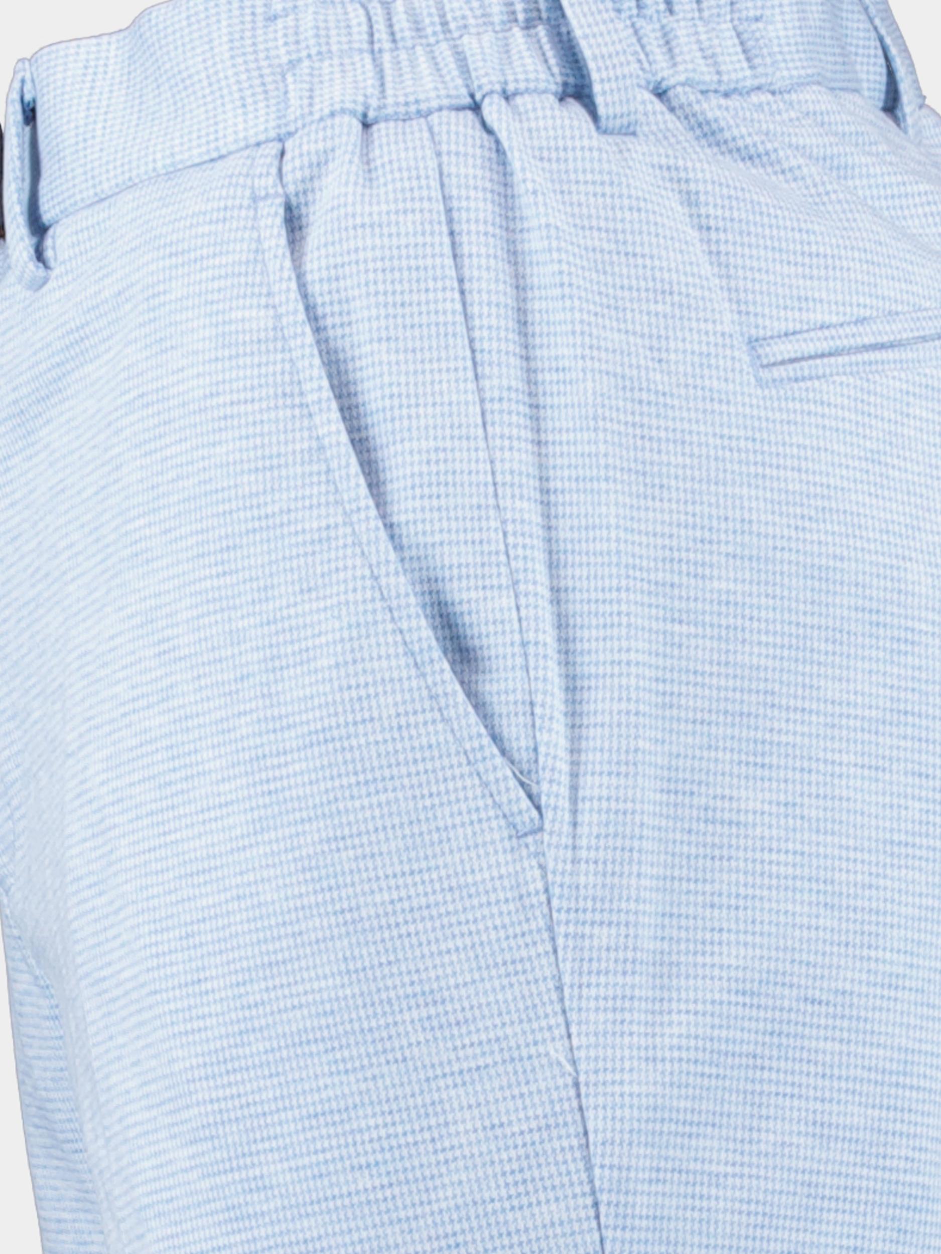 Born With Appetite Wollen Pantalon Blauw DAS drawstring trouser 24104DA36/210 l.blue