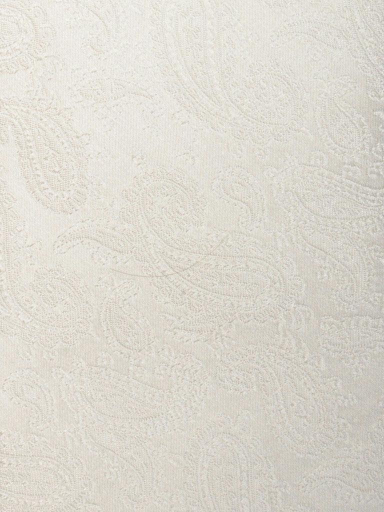 Profuomo Stropdas Beige Stropdas creme zijde PP2AA0007/A