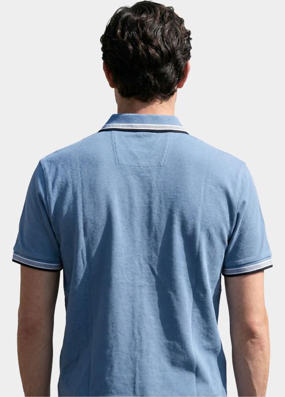 BOSS Green Polo korte mouw Blauw Paddy 10241663 01 50469055/462