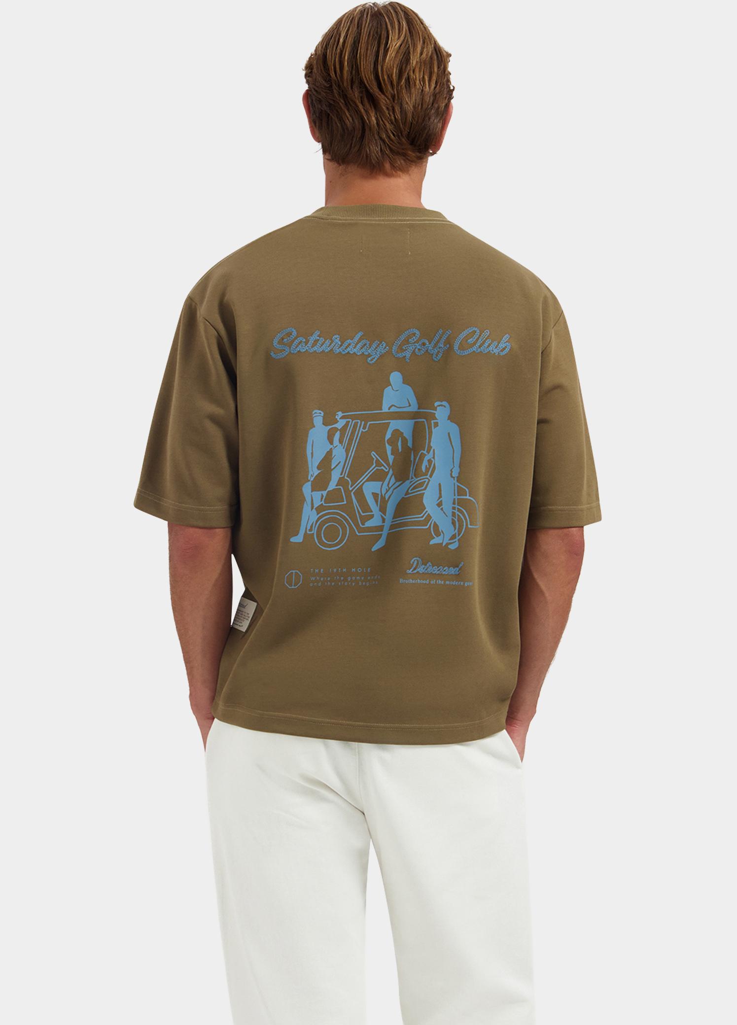 Dstrezzed T-shirt heren Grijs Kole Artwork Tee 203558/836