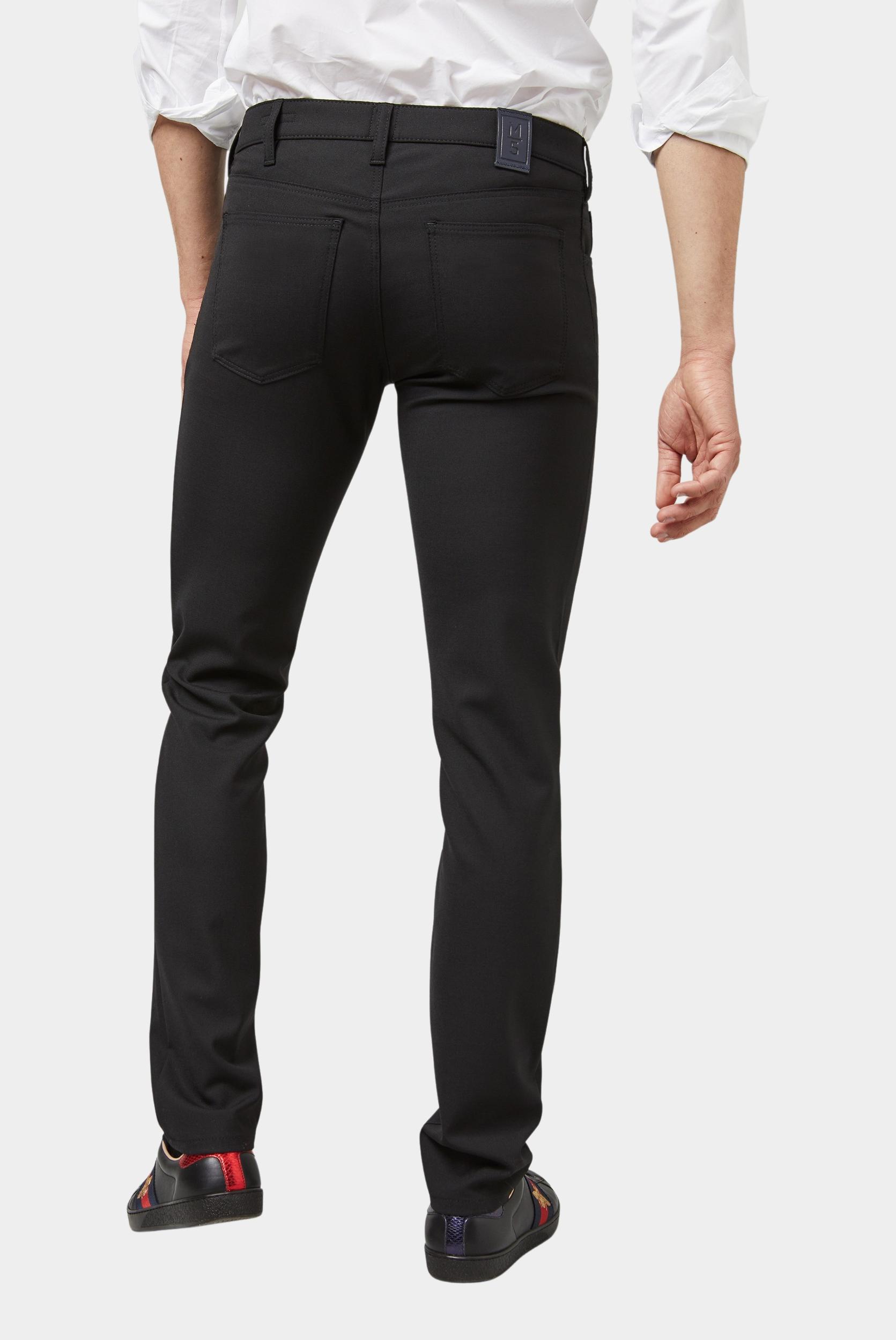 Meyer Wollen Pantalon Zwart M|5 SLIM Art.9-6160 3619616000/09