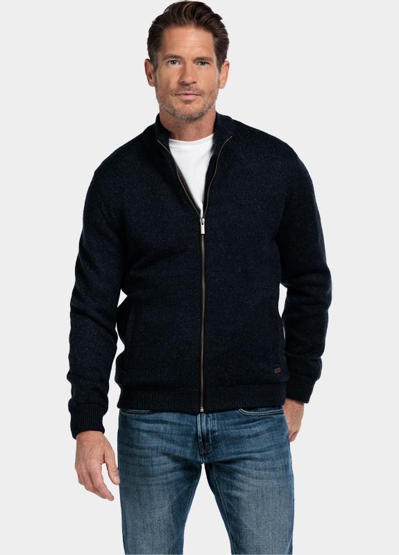 Baileys Vest Bruin Cardigan Zip - Lined Quilted 522173/602