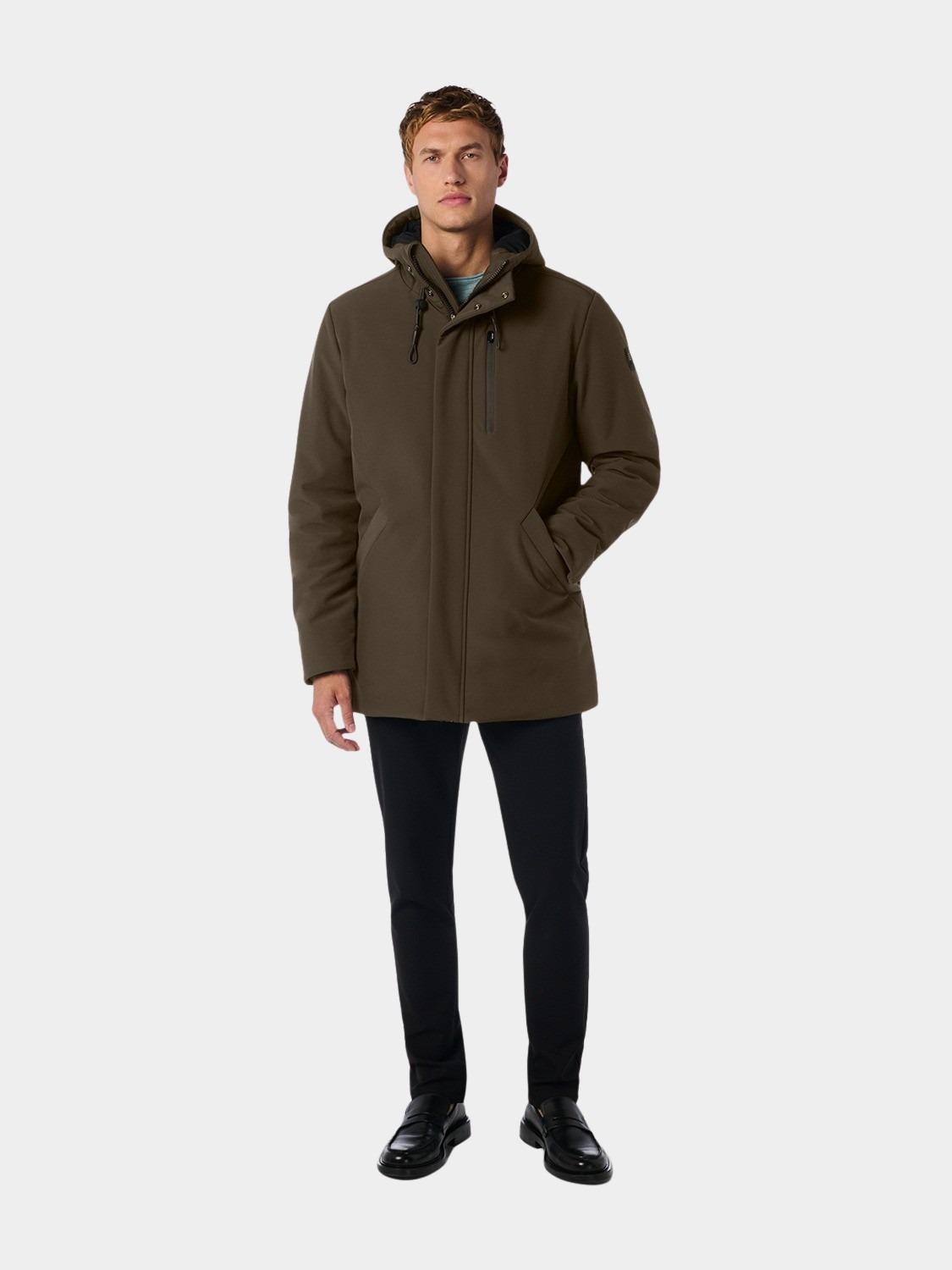 No Excess Winterjack Bruin Jacket Medium Long Fit Hooded 25630818/196